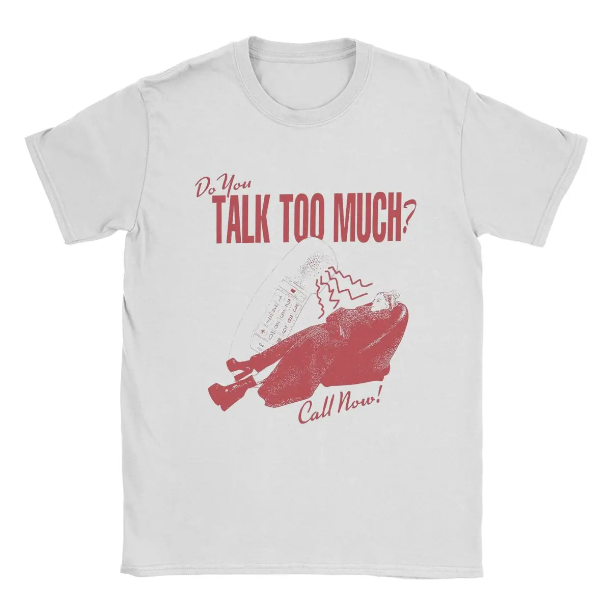 Renee Rapp Do You Talk Too Much T-Shirt for Men Vintage Pure Cotton Tees O Neck Short Sleeve T Shirt Printed Clothing