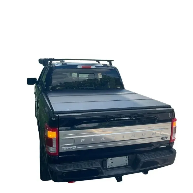 

High Quality Folding Tonneau Covers Hardtop Lift Tri-Fold Cover For F150 Accessories/Ranger/XLT/Raptor/