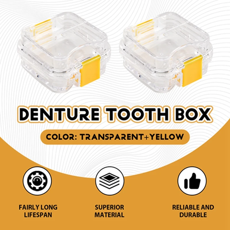 

Набор из 10 пластиковых контейнеров для зубных протезов с пленкой, высококачественные коробки для хранения зубных протезов, мембранные контейнеры для имплантатов