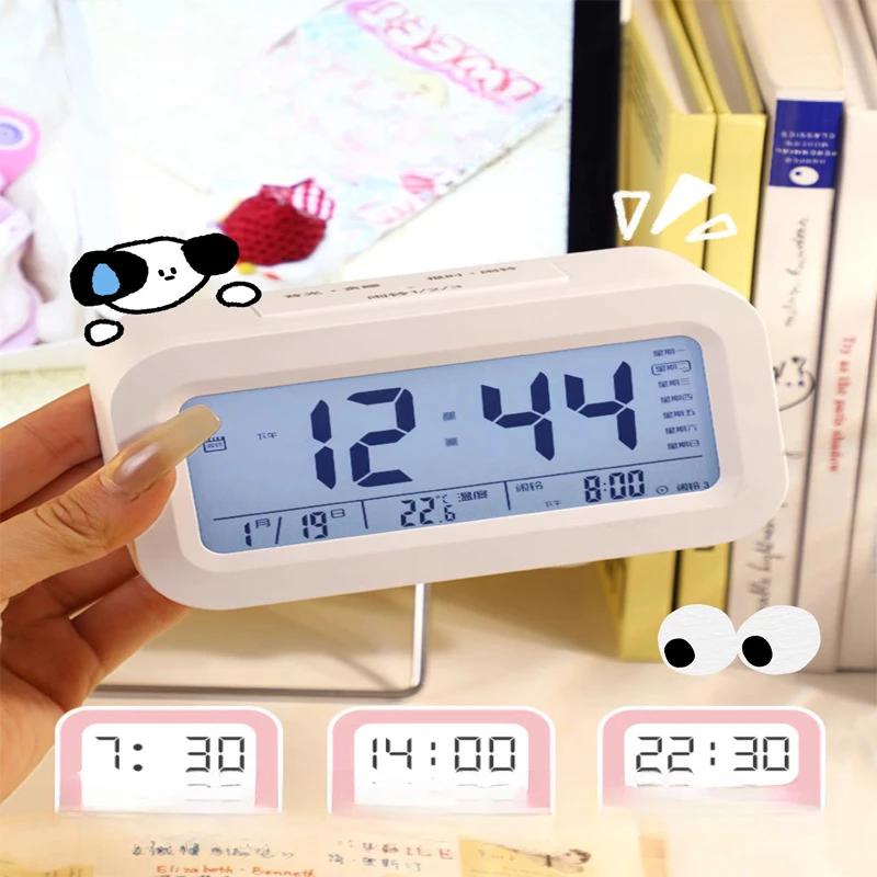 Alarm Clock for Students To Wake Up Artifact Desktop Clock Children's Smart 2024 New Electronic Hour Clock