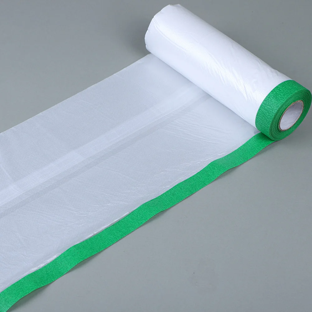 

1 Roll Wall Protection Film 10M Plastic Masking Paper For Car Paint Furniture Spray Protective Film Painting Supplies