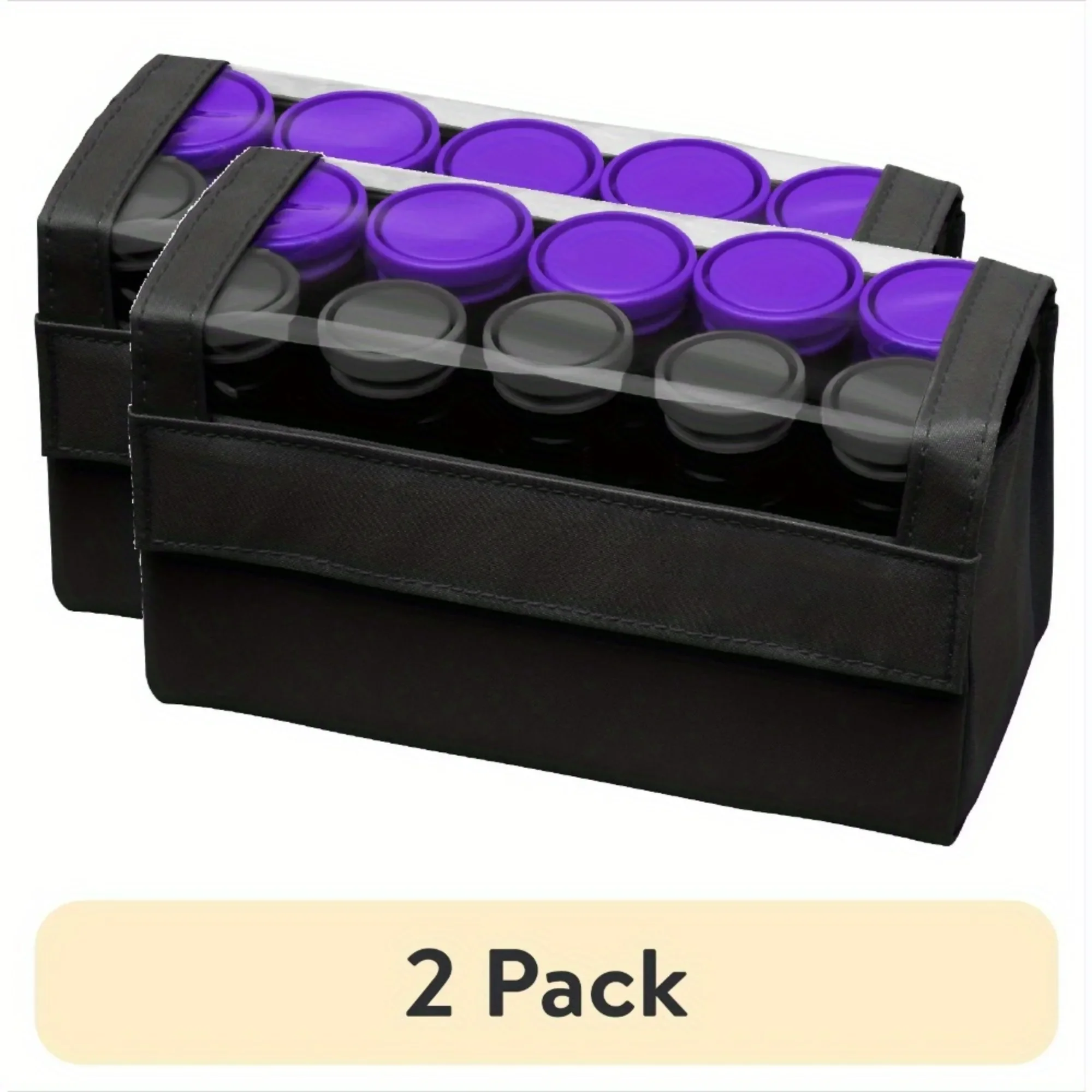 

Hot Hair Rollers 10-Pack, Ionic Ceramic Travel Rollers, Anti-Static, Fast Heat-Up, Salon Shine, Compact for Travel