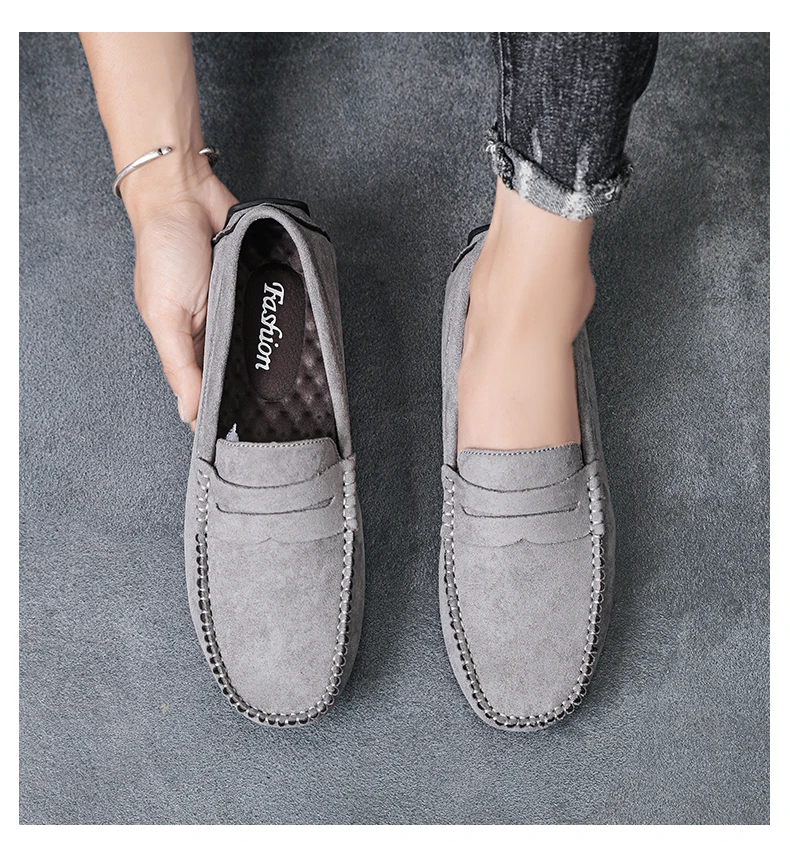 Männer Slipper Freizeit schuhe Boots schuhe Männer Turnschuhe neue Mode Fahr schuhe Walking Casual Loafers männliche Turnschuhe Schuhe – Detail 15