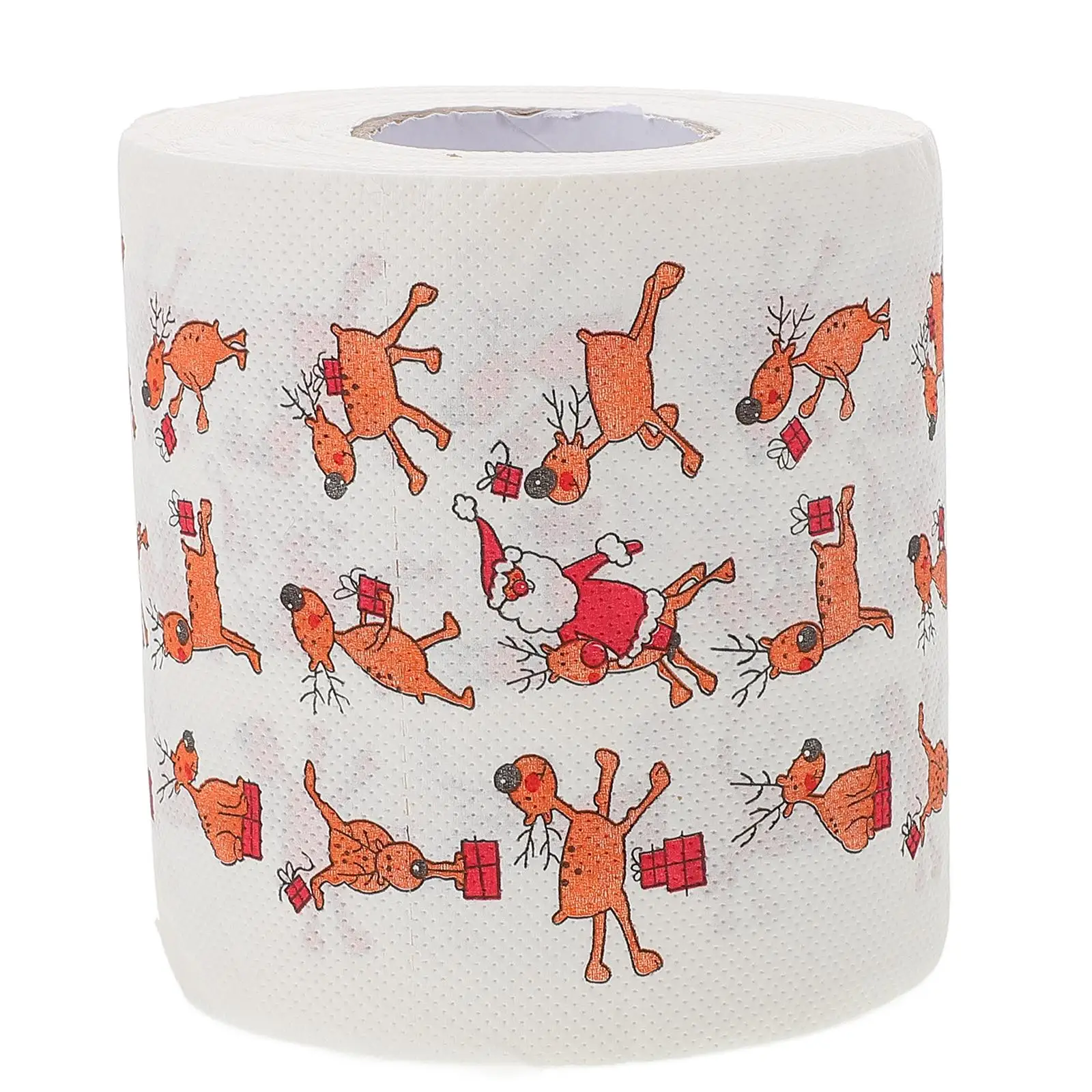 

Christmas Tissue Set Toilet Paper Printed Bath Tissues Bathroom Supplies Xmas Printing