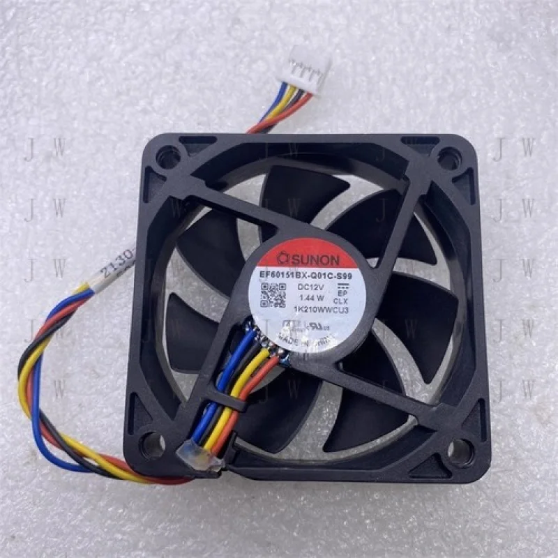 

DDZ для SUNON EF60151BX-Q01C-S99 DC12V 1,44 Вт 60*60*15 мм 4-контактный охлаждающий вентилятор