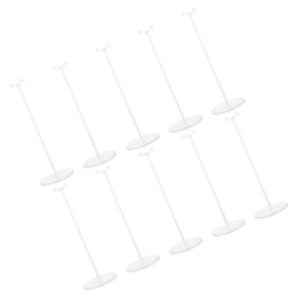 

10Pcs Stand Adjustable Support Display Holder for Action Figures Mini Figures Display Rack Collection Organizer
