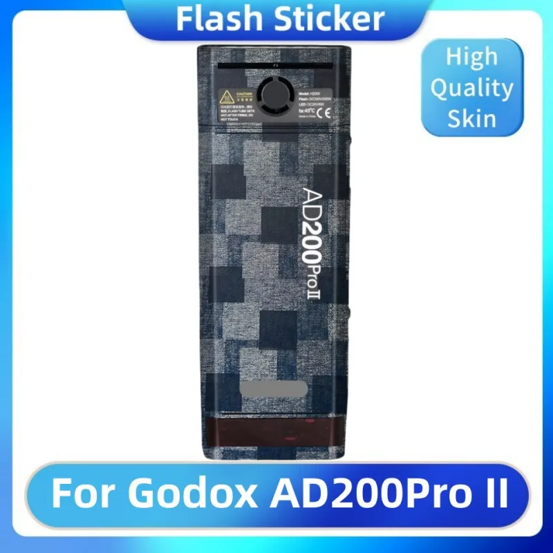 Наклейка-кожа для Godox AD200Pro II Speedlight Decal Skins AD200 Pro II Wrap Cover Flash Sticker AD200ProII Warp Cover Film