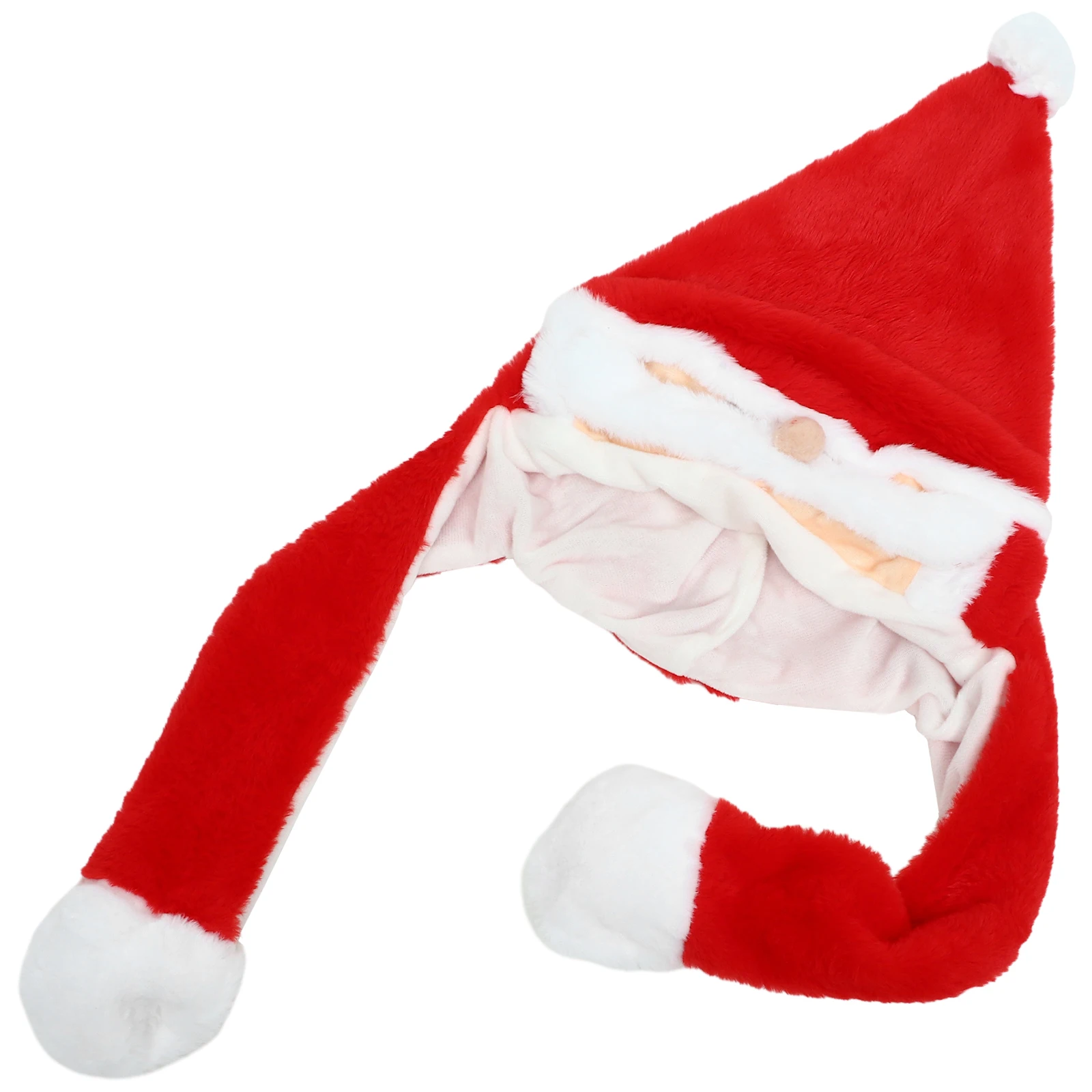 

Lovely Moving Ear Funny Christmas Party Cap Winter Warm Keep Costume Hat Xmas Cosplay Supplies Ear Jumping Hat Stage Performance