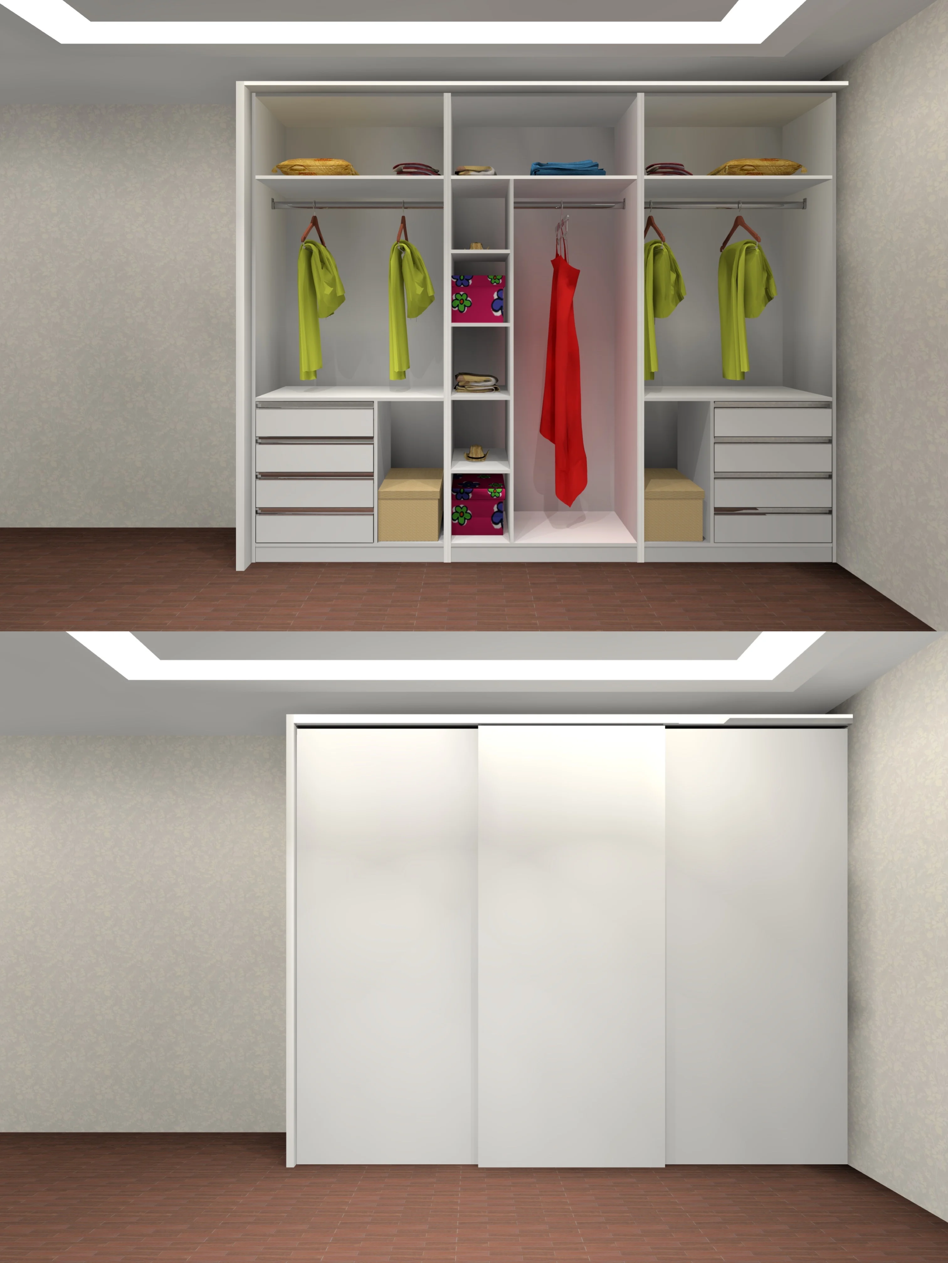 Closet or Kitchen cabinet 3D design fee  , if final not order cabinet from us will not refund designs fees image 3