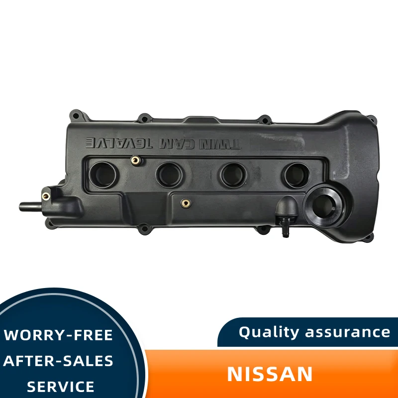 Valve Cover For Nissan Tiida Versa Note HR16DE Engine 13264-03M02 13264-0M302 Black Plastic Cylinder Head Cover Rocker Cap