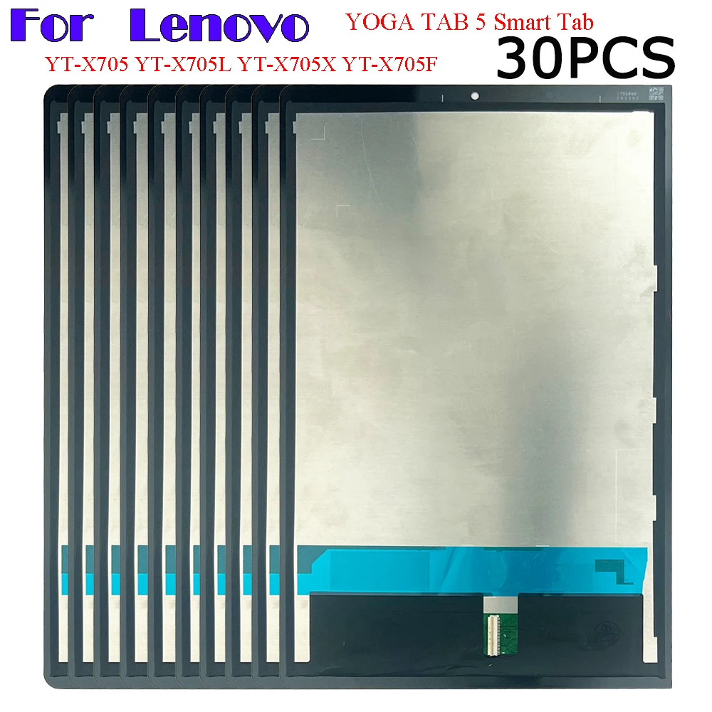 

30PCS LCD Display For Lenovo YOGA TAB 5 Smart Tab YT-X705 YT-X705L YT-X705X YT-X705F LCD Touch Screen Digitizer Assembly Panel