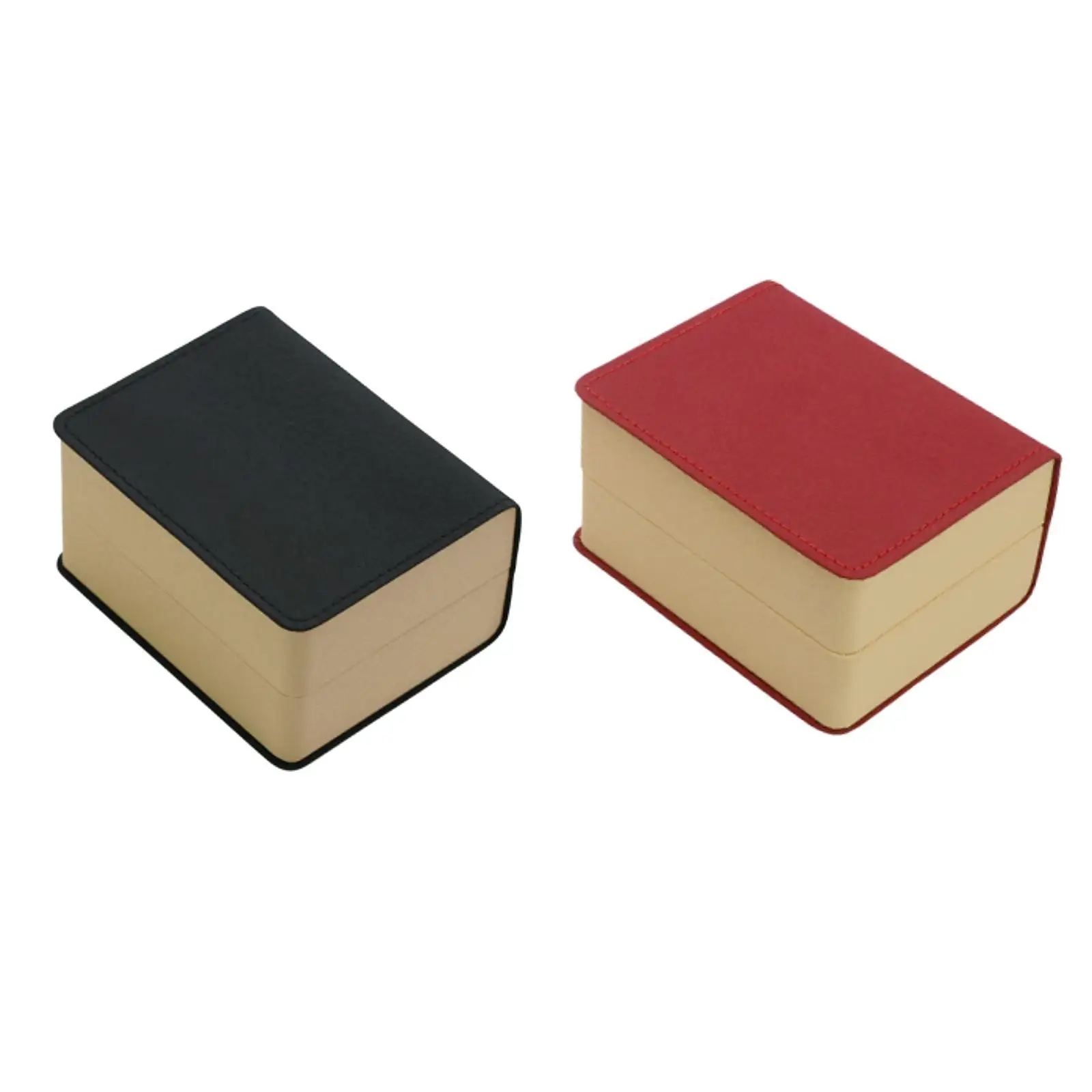 Single Watch Storage Box PU Leather Elegant Watch Case with Pillow for Women Men