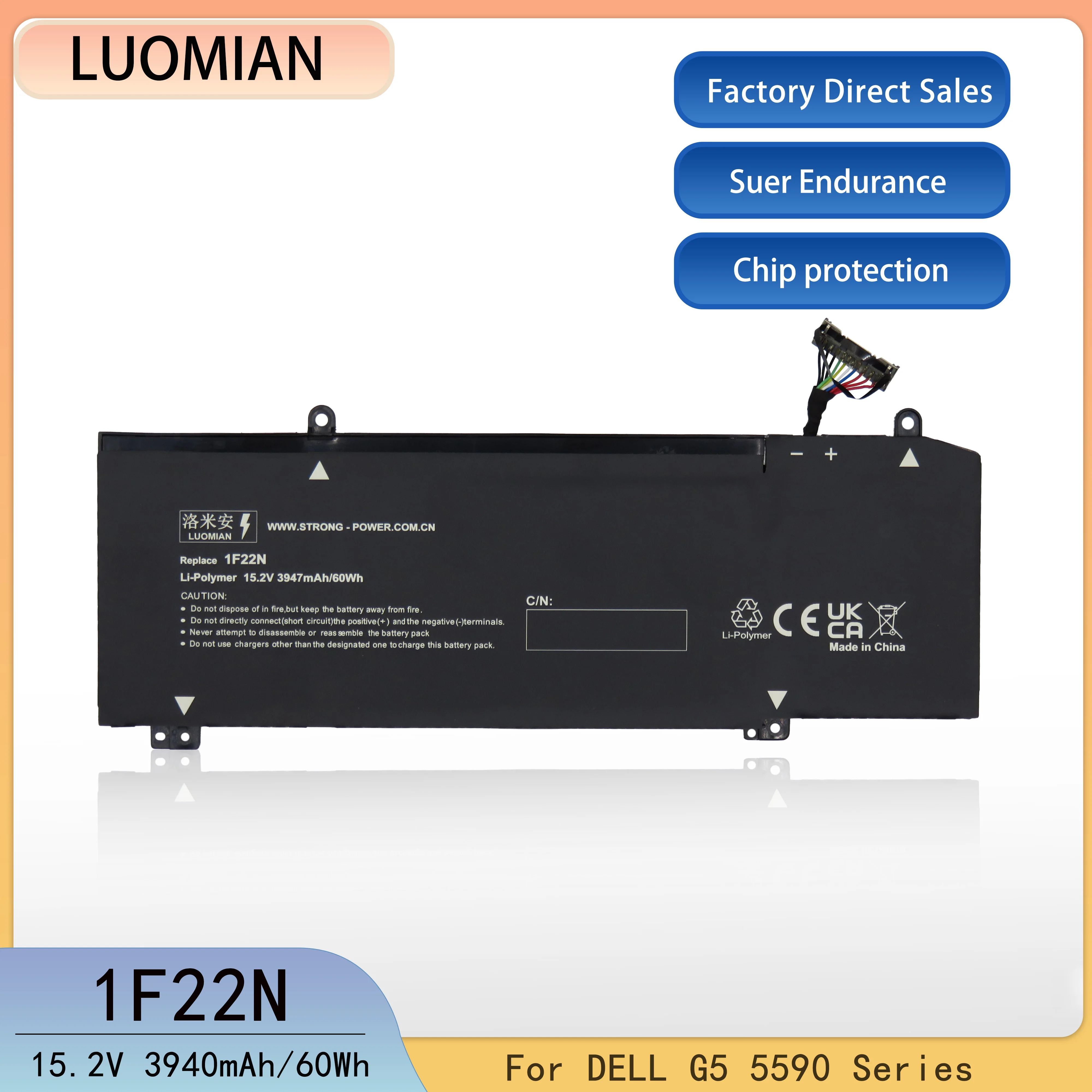 LUOMIAN Laptop Battery Replacement for DELL ALIENWARE Laptops