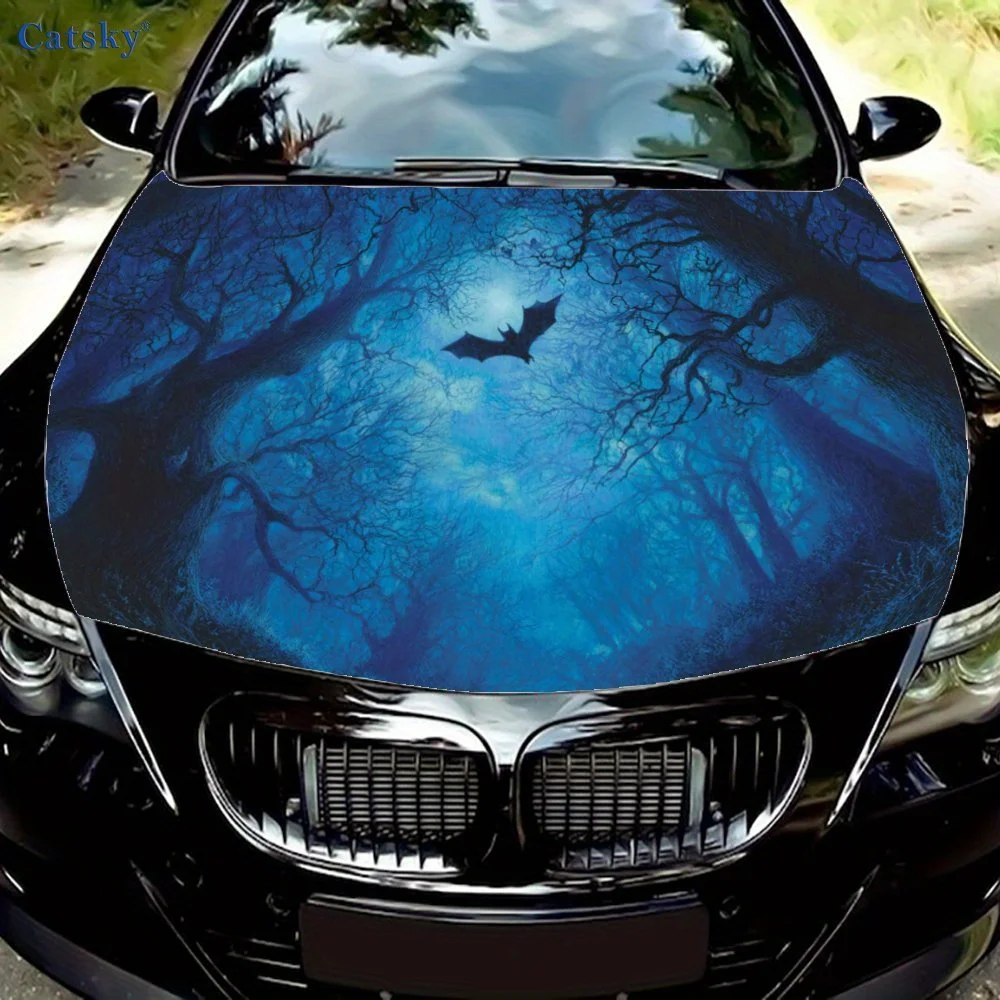 

Наклейка на капот автомобиля «Лесная летучая мышь» — всепогодная, устойчивая к ультрафиолетовому излучению, простое нанесение и снятие — совместима с большинством автомобилей — автомобильный выход