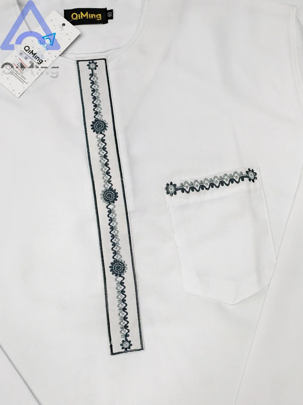 주바 화이트 XXXL 라마단 무슬림 남성 토브 프린팅 자수 이슬람 아라비아 중동 모로코 사우디 국립 잘라비야