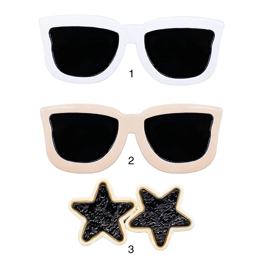 1PCS Hair Clips Cool Dog Glasses Shape Dog Hairpin Puppy Cat Hair Grooming Accessories for Medium Small Dog Hair Products