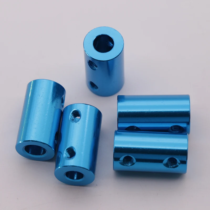 Aluminum Alloy Coupling 3D Printers Parts Blue Shaft Coupler Screw for Stepper Motor Accessories Shaft Jaw Shaft Motor Coupling