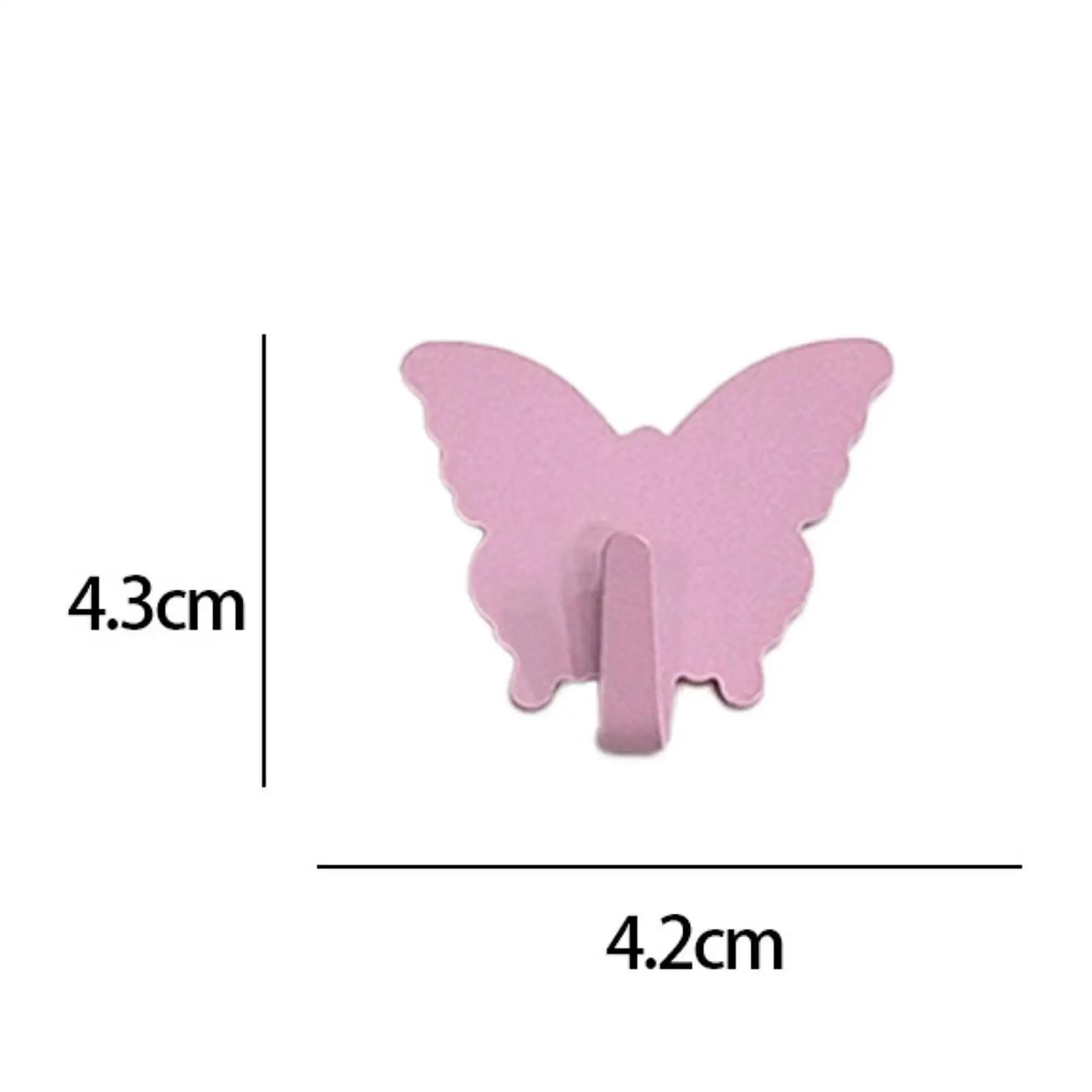 8 Pieces Butterfly Hooks Hangers Heavy Duty Decorative Coat Rack Towel Hooks for Porch Bathroom Kitchen Hanging Keys Backpack