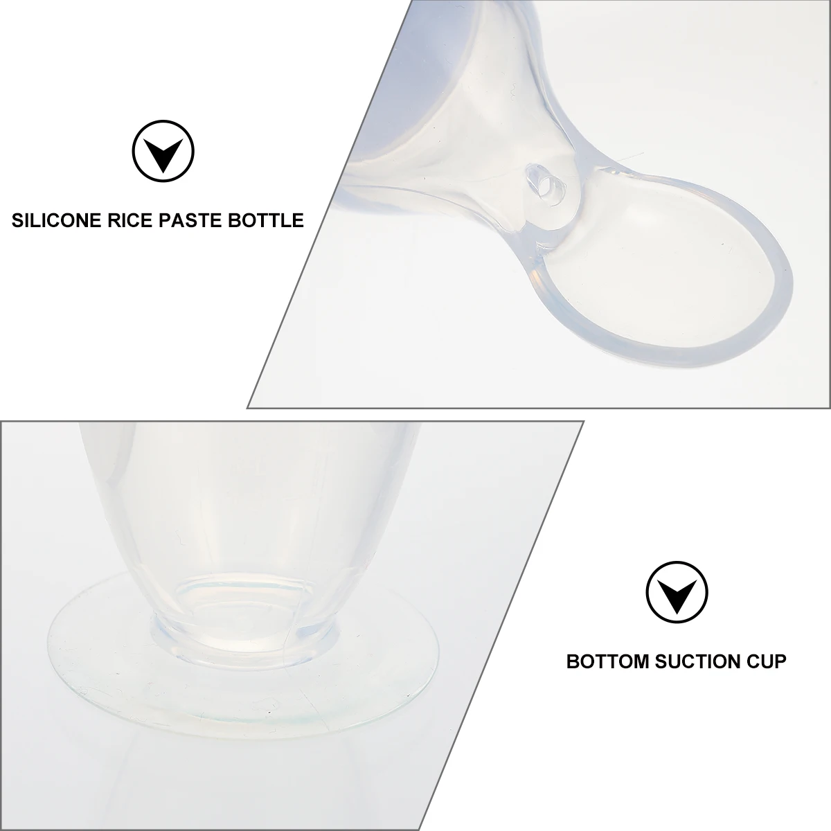 

Silicone Rice Paste Bottle Baby Cereal Feeder Squeeze Feeder For Infant Food Grade Safe Soft Tip Newborn Feeding Tool