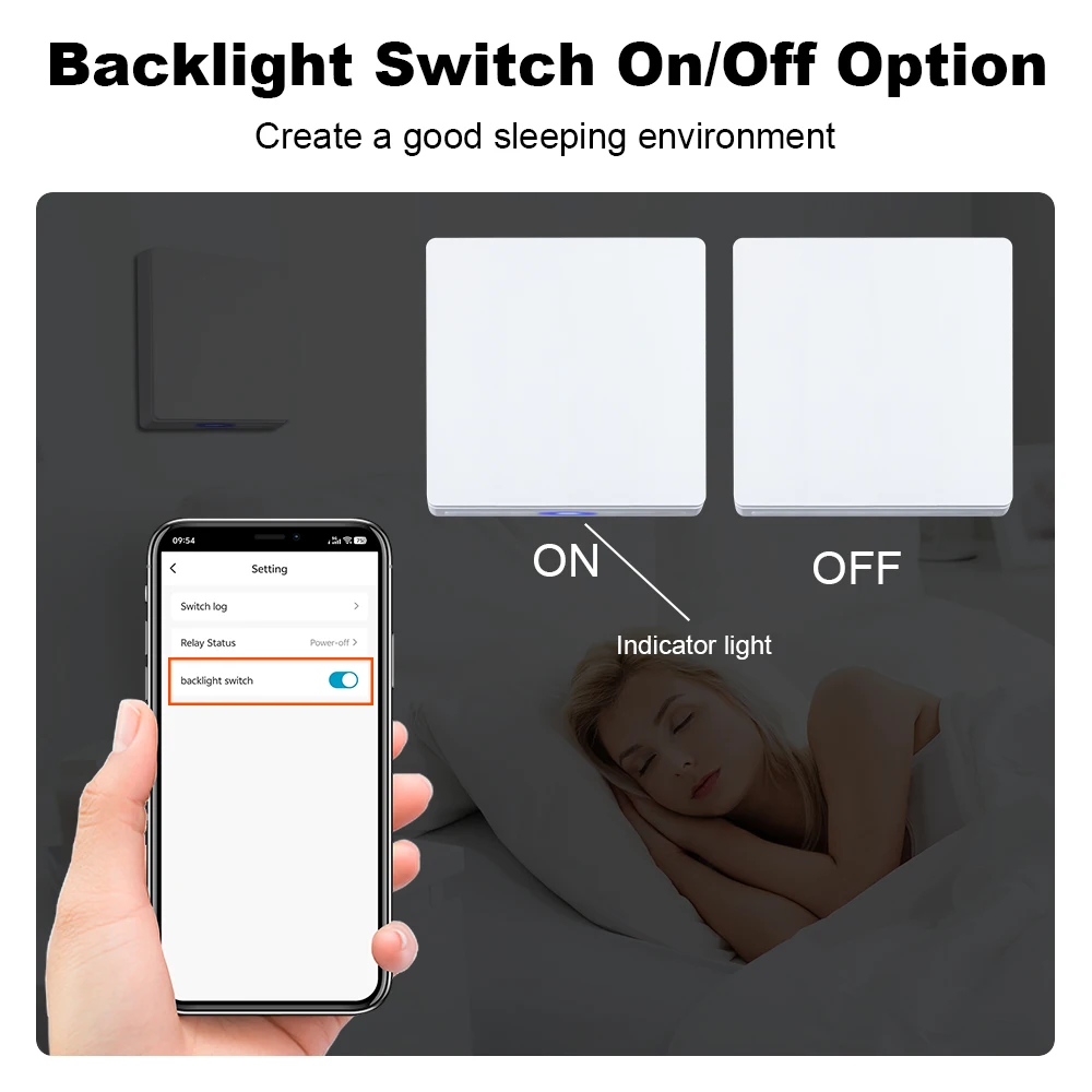 MANHOT Smart Wifi EU Water Heater Boiler Switch 40A 8800W Air Conditioner Switch App Voice Control Smart Life Alexa Google Home view 4