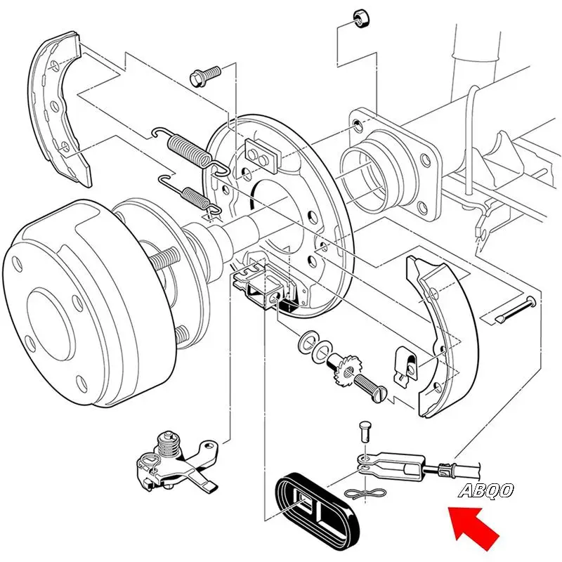 

4X Brake Cable For Club Car Precedent 2008-Up,L+R Driver And Passenger Side,103528701 102557501 103528702 102557502