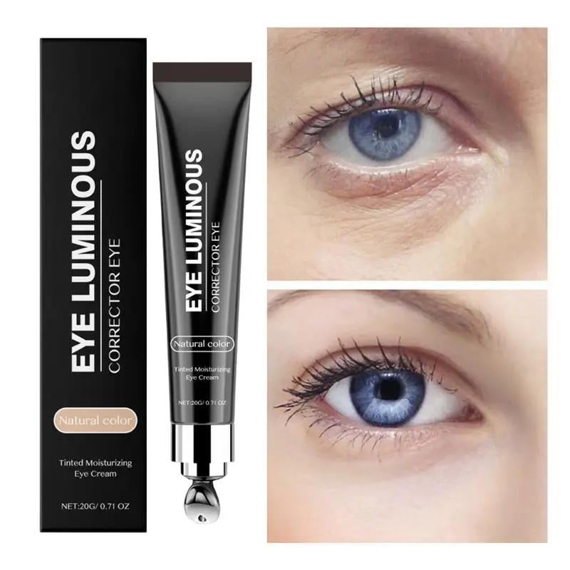 Tinted Moisturizing Eye Cream คอนซีลเลอร์ตา 20g คอนซีลเลอร์ครีม Under Eye คอนซีลเลอร์ครีมครอบคลุมความหมองคล้ําอาการบวม