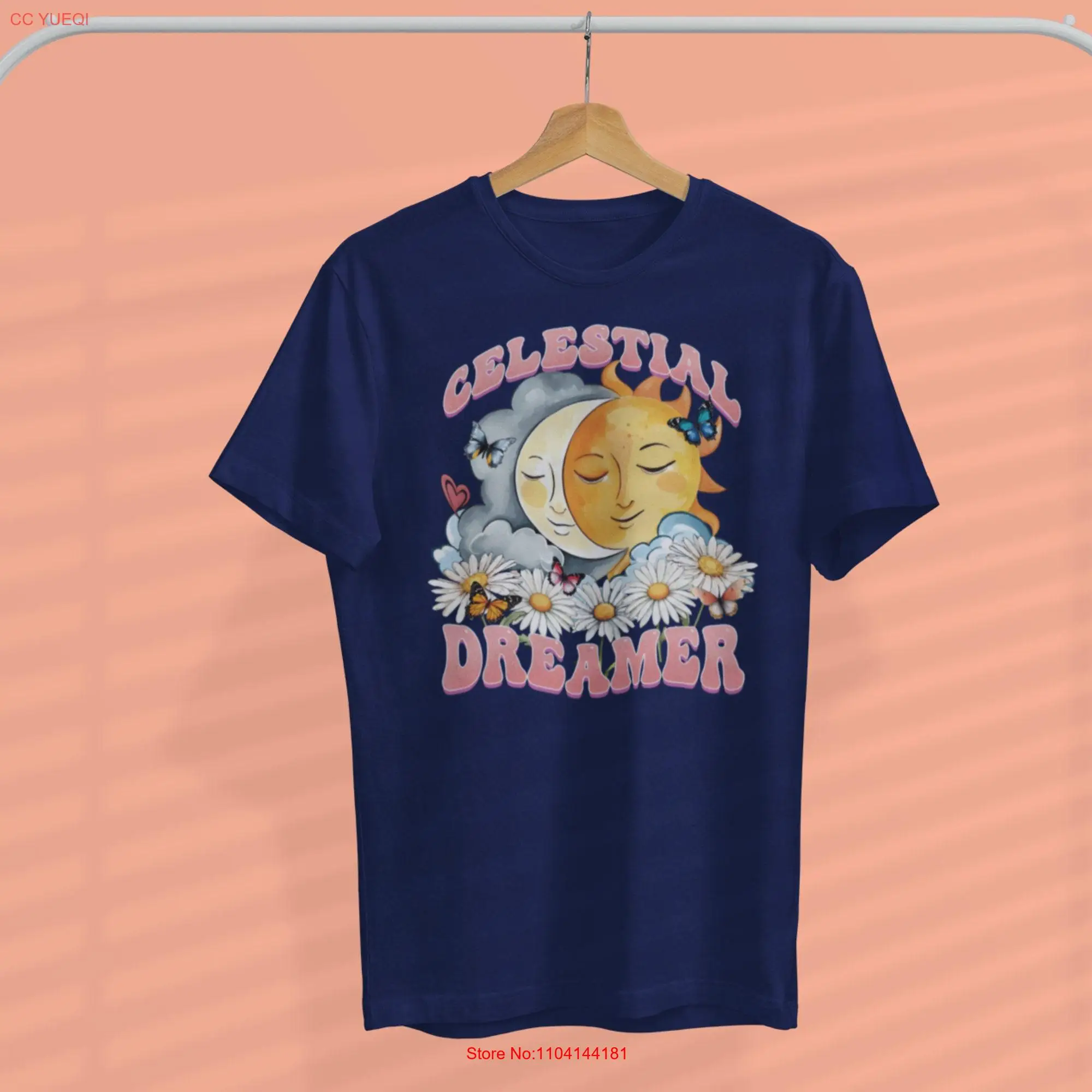 Celestial Embodiment T Shirt Dreamer Astronomy Boho Moon The long or short sleeves