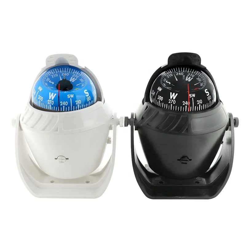 Nautical Compass LC760 Compass Ball For Vehicles And Boats With Magnetic Declination Adjustment