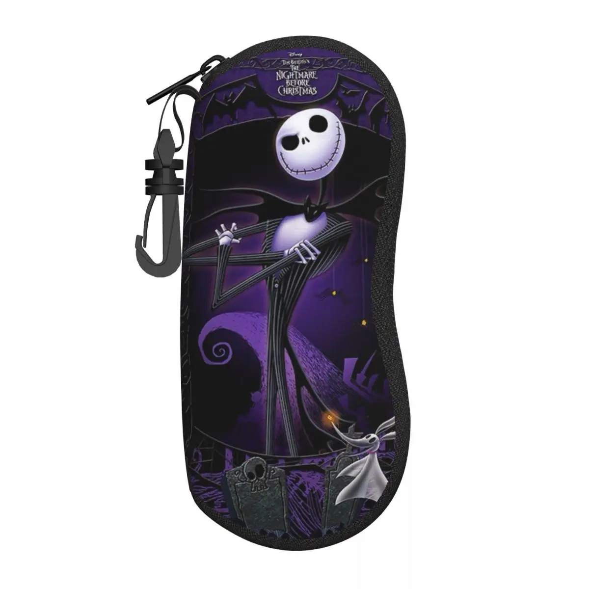 

Custom Nightmare Before Christmas Glasses Case Cool Jack Skellington Shell Eyeglasses Case Sunglasses Box