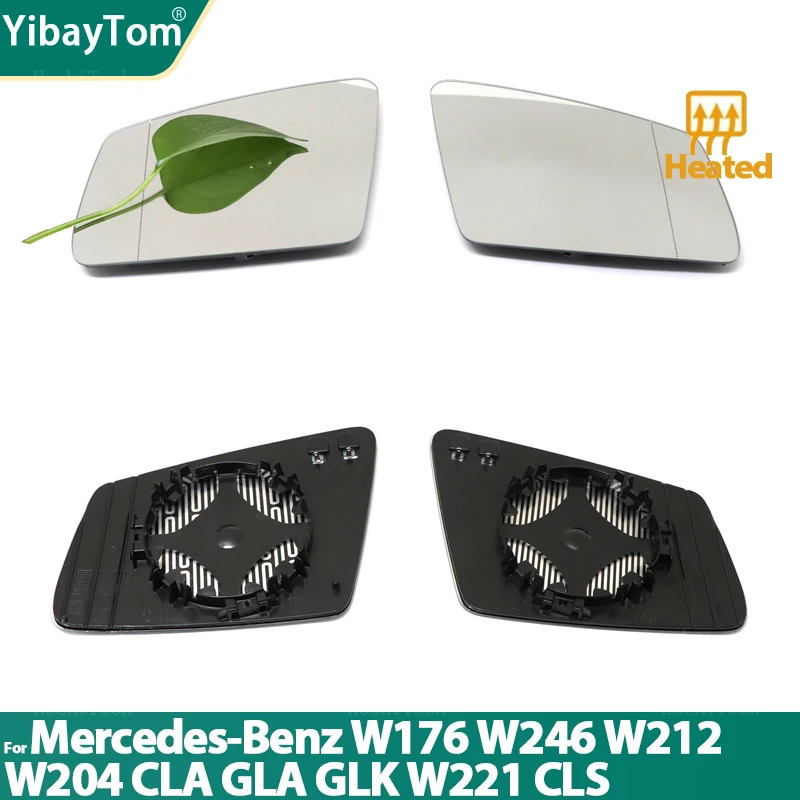 

Стекло зеркала бокового электрического угла с подогревом для Mercedes-Benz A B C E GLA CLA GLK CLS W176 W246 W212 W204 W221 W218