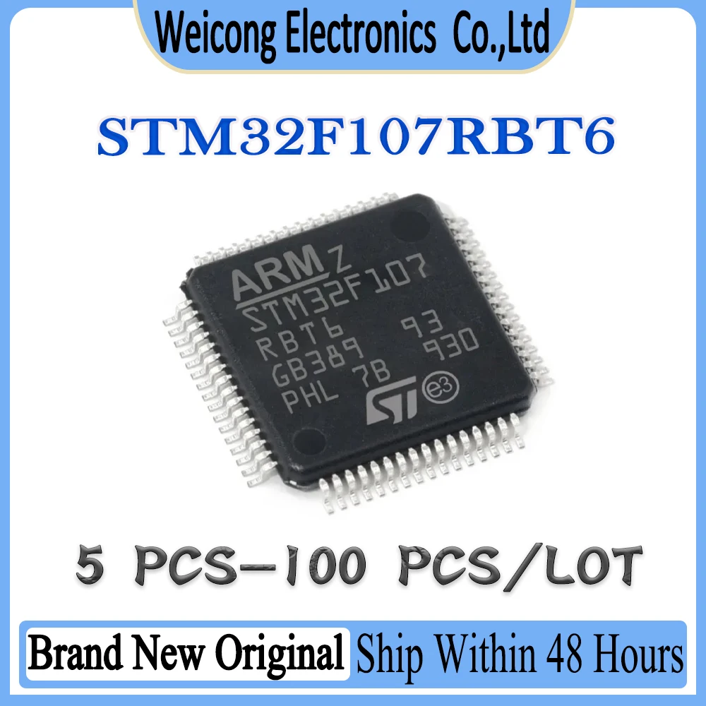 

New Original STM32F107 STM32F107RBT6 STM32F107RBT STM32F107RB STM32F107R STM32F STM32 STM IC MCU Chip LQFP-64