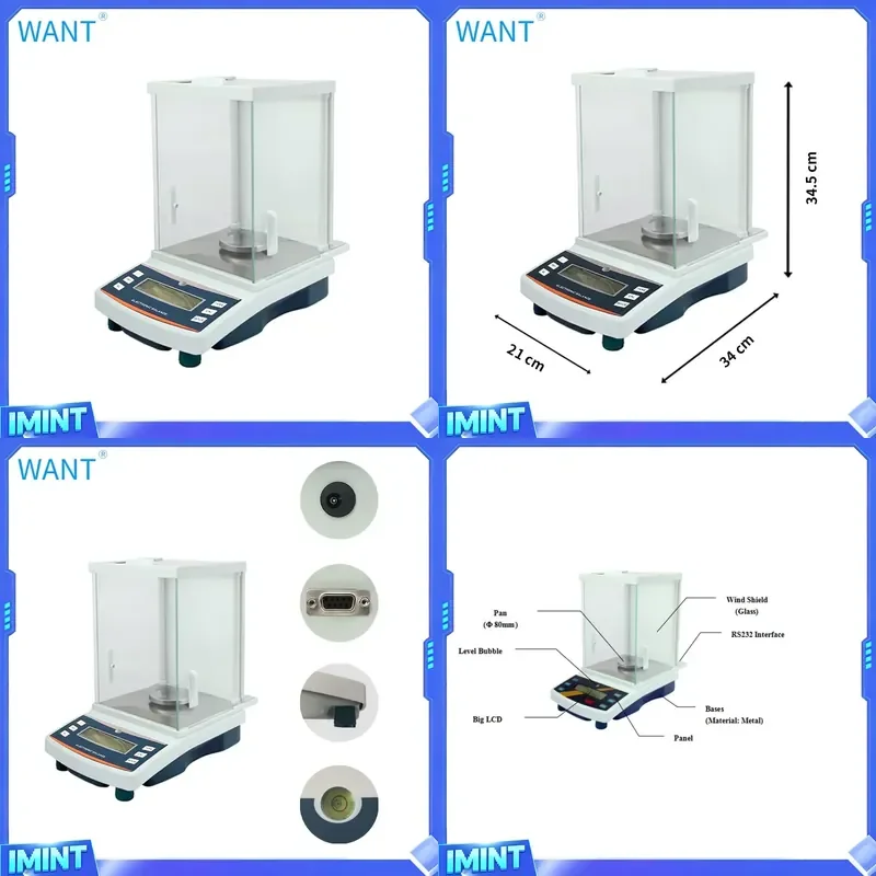WT-CH Series Analytical Balance 1mg High Precision Lab Digital Weighing Balance