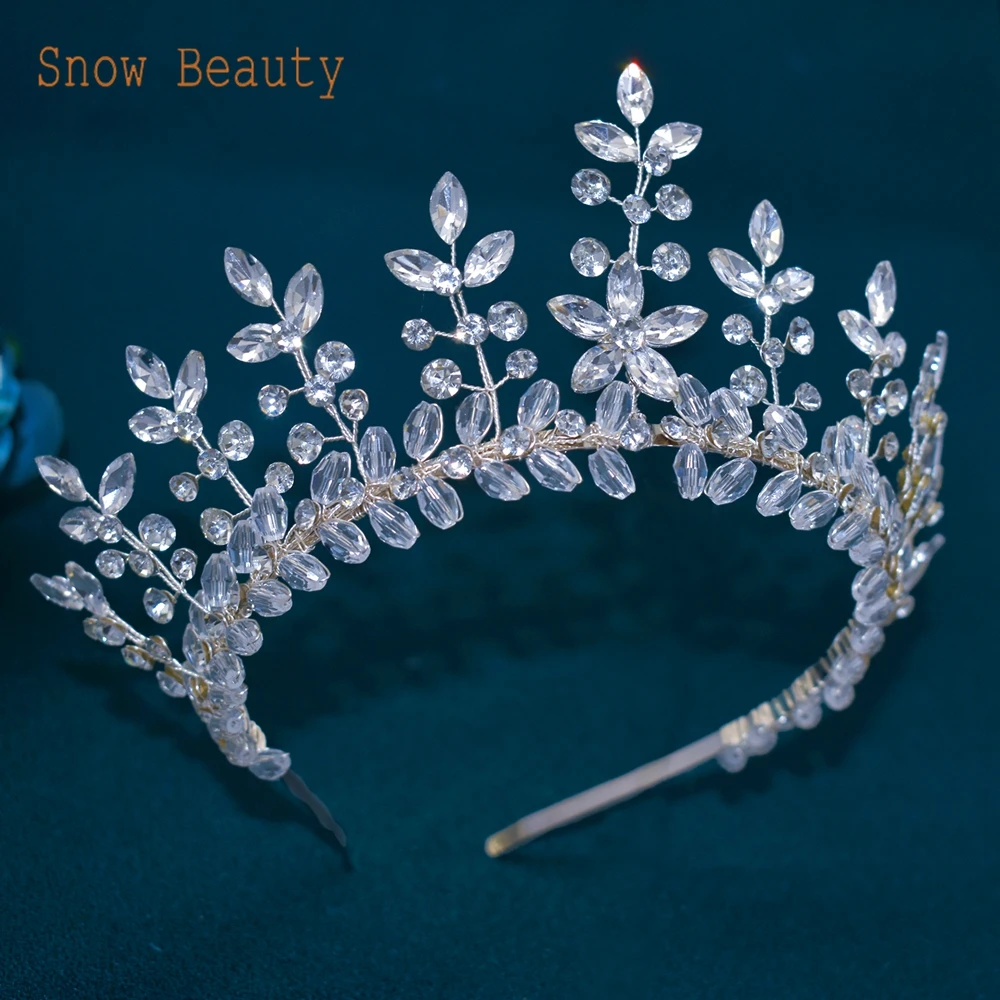 

DZ114 Wedding Hair Band Wedding Headdress Woman Tiara Bride Hair Accessories Wedding Head Piece for Bride Bride Headwear