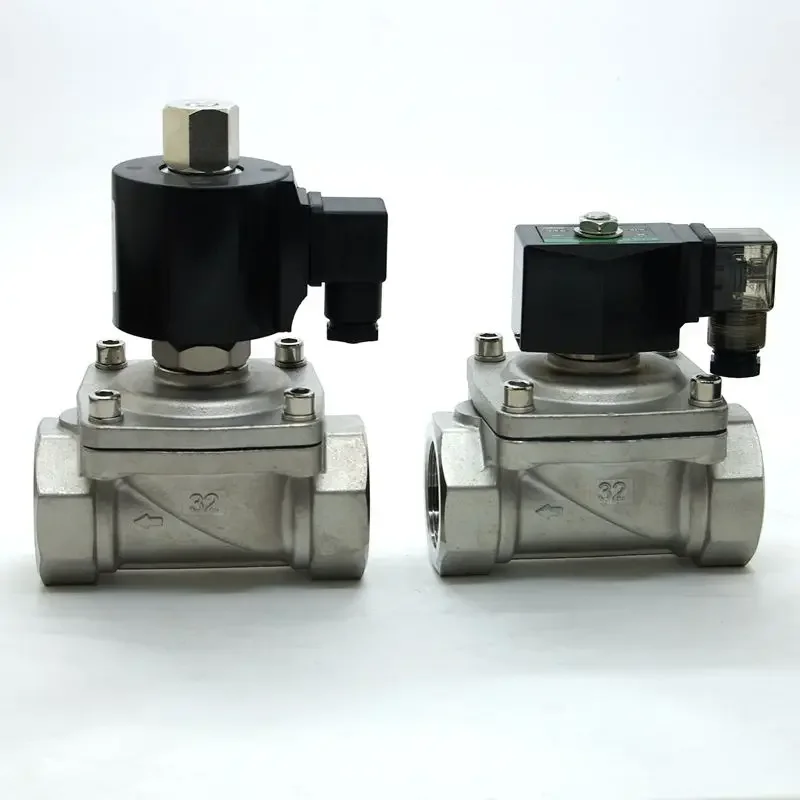 Válvula solenóide de água aberta normalmente fechada de 1 polegada 12v