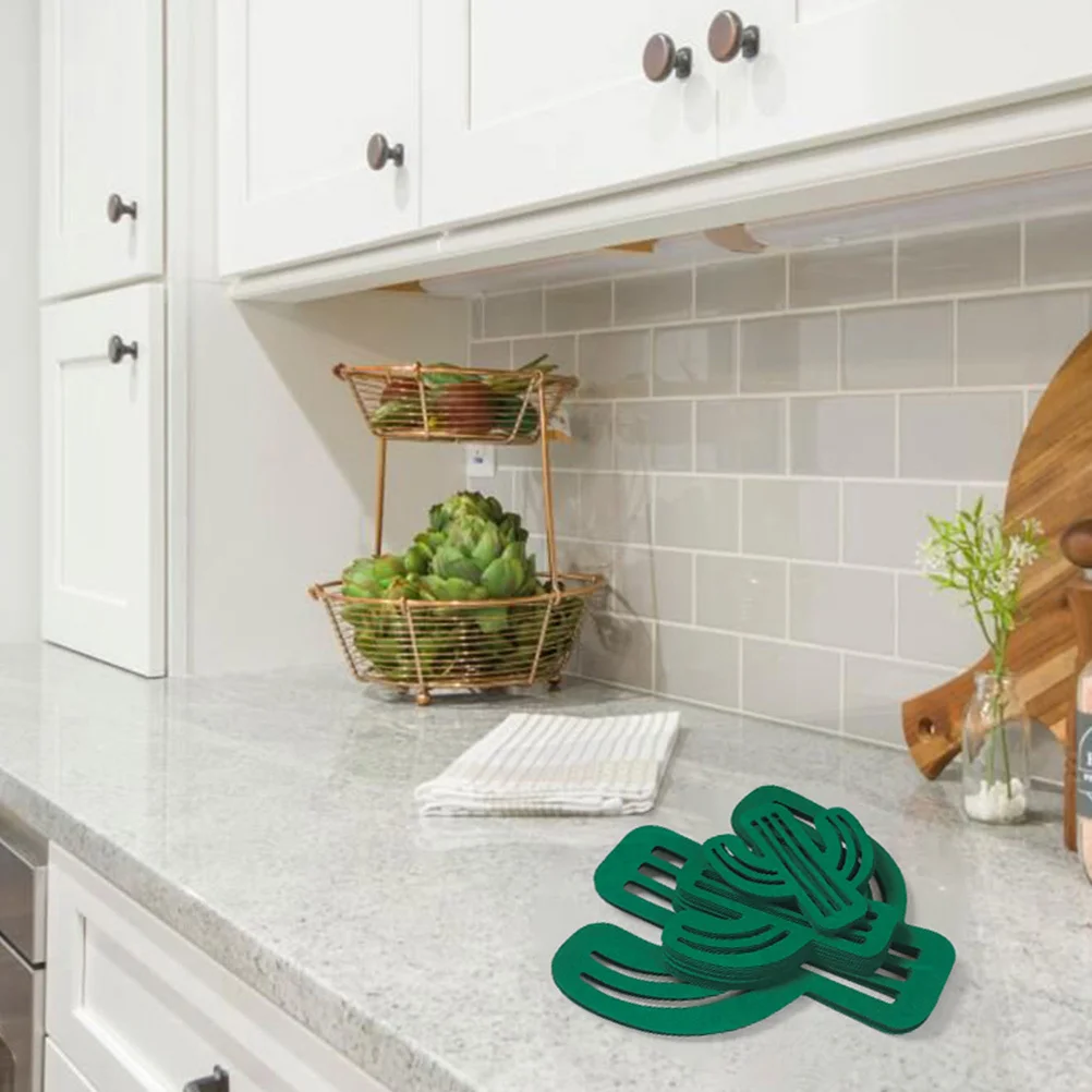 

24pcs Felt Heat Insulated Pad Table Decoration Coaster Mat For Home Pot Pad Insulated Cushion Kitchen Party Use