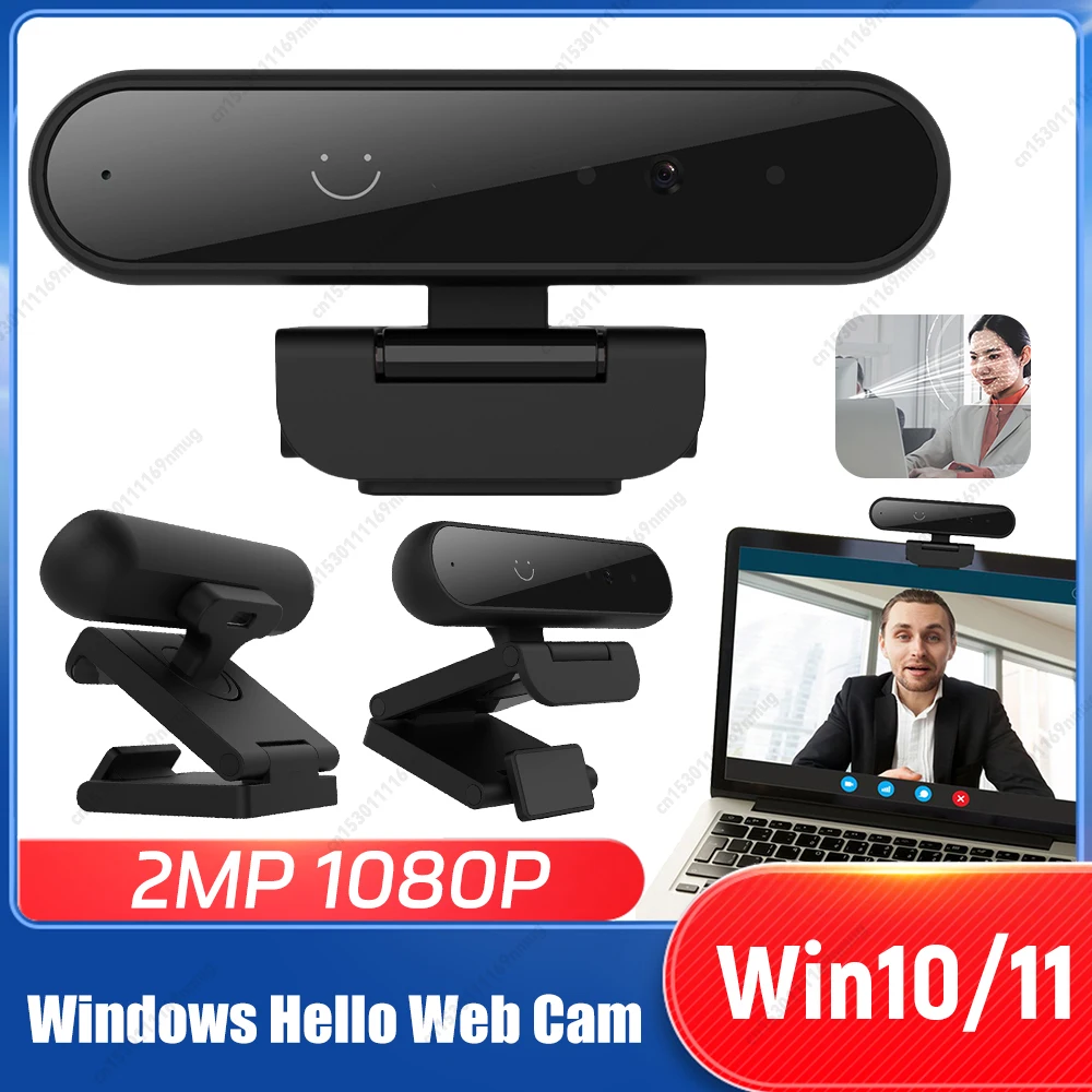 

Identification Login Web Camera 1MP 720P/2MP 1080P for Windows Hello USB Computer Webcam Built-in Microphone Computer Web Camera