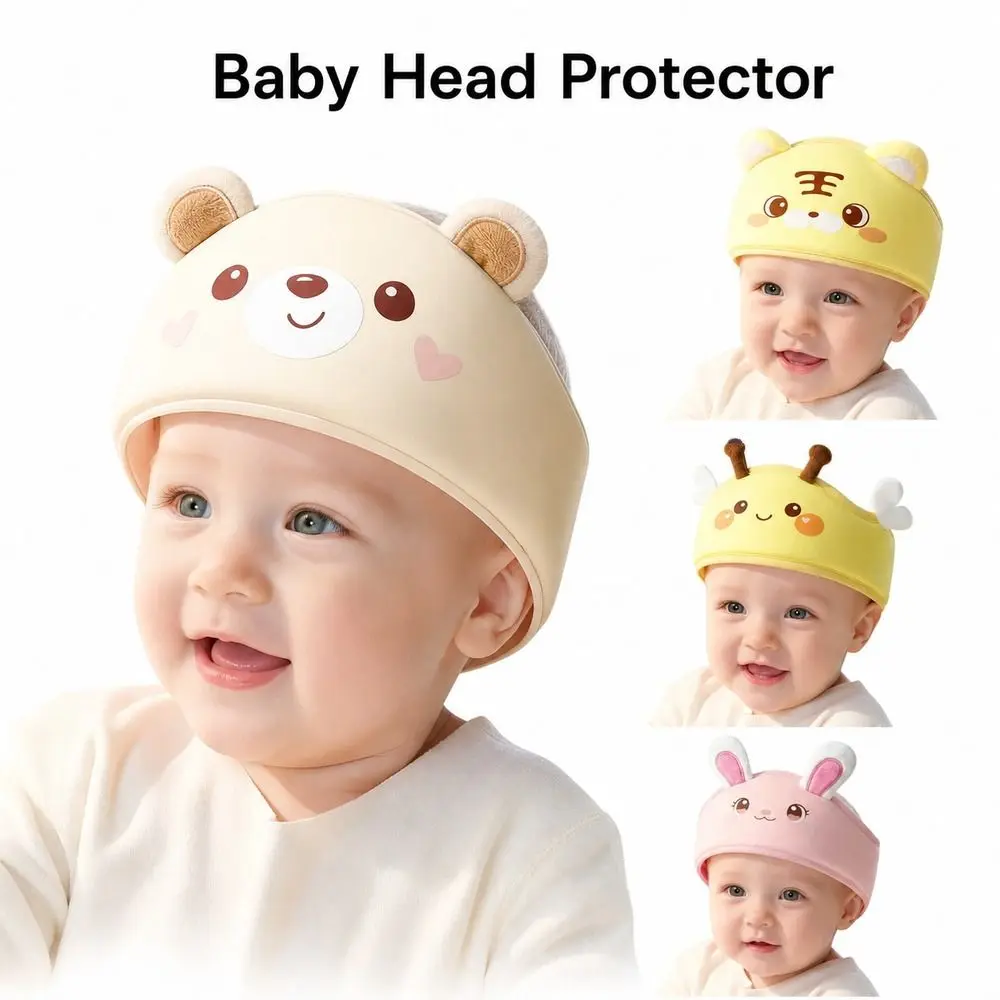 Breathable Head Protector Adjustable Strap Padded Design Anti-Fall Helmet Soft Cushion Lightweight Learning Helmet