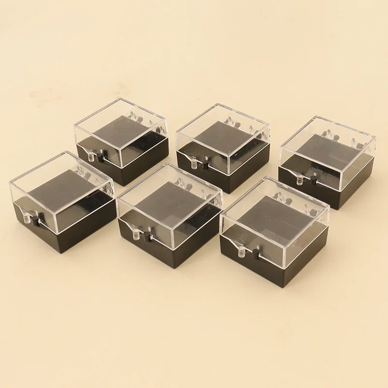 1/12 Puppenhaus Mini Kunststoff Lagerung Box Modell Puppenhaus Kuchen Lebensmittel Fall Dekoration Puppen Haus Zubehör Pretend Spielen Spielzeug