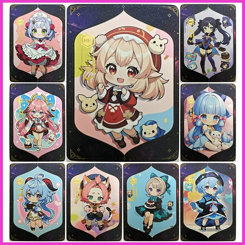 

Аниме Goddess Story Rare HR A6 Коллекционная карта Noelle Yae Miko Klee Mona Kamisato Ayaka Ganyu Qiqi Игрушка для мальчика Подарок на день рождения