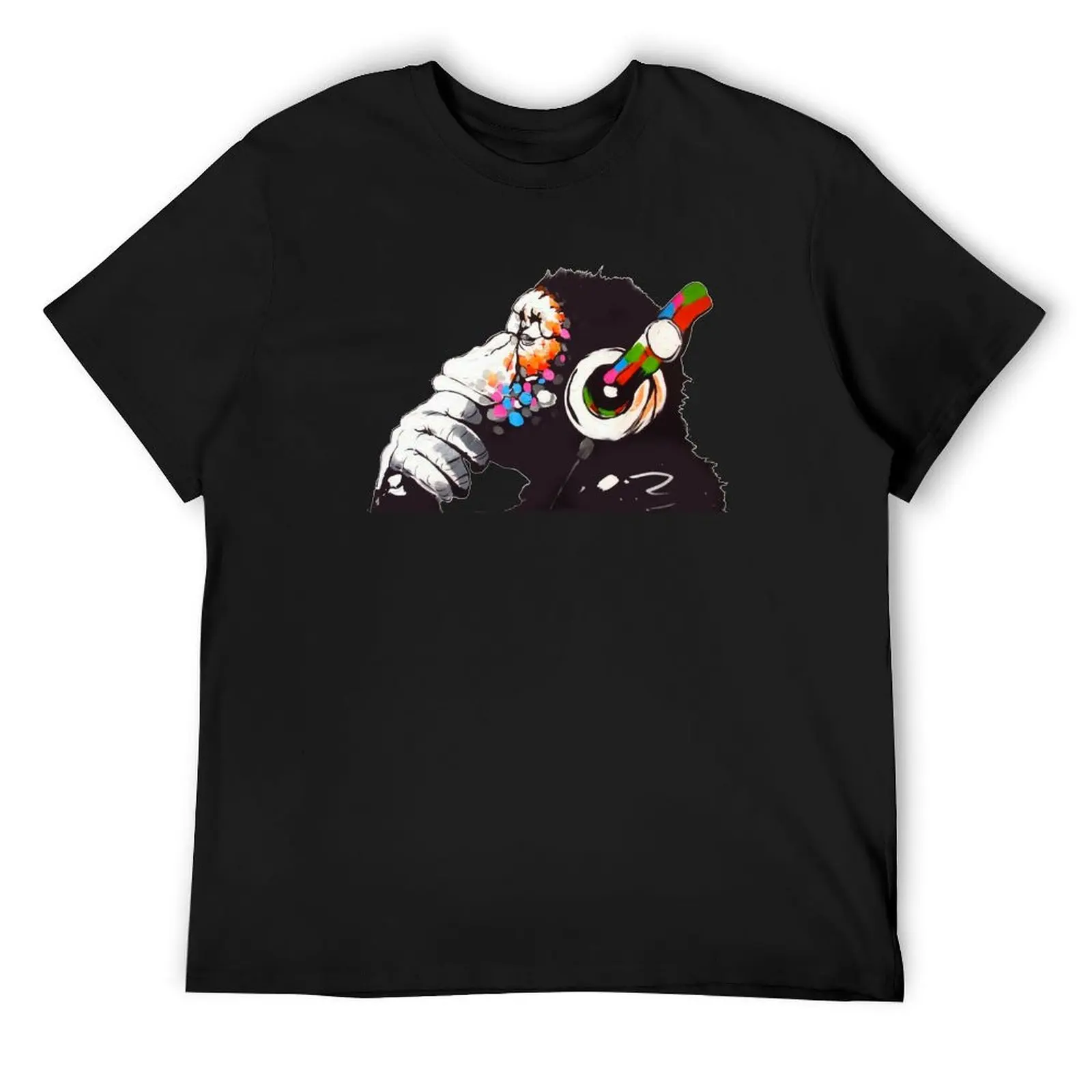 

Banksy Monkey T-Shirt oversizeds fashion shirts summer 2025 mens workout shirts