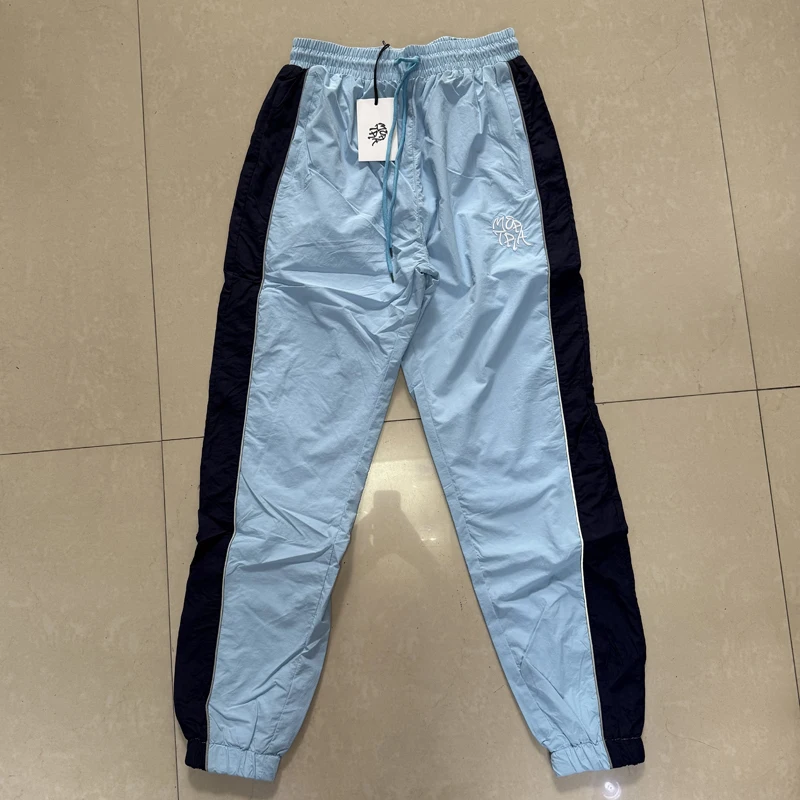 

Высококачественные спортивные штаны MERTRA с настоящим фото, повседневные удобные повседневные брюки с вышитым логотипом и эластичной резинкой на талии, цветные повседневные брюки Mertra