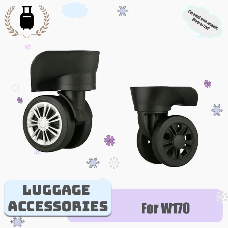 

For W170 Luggage Wheel Castor Accessories Anti-slip, Shock-absorbing, Silent, Wear-resistant Essential For Maintenance