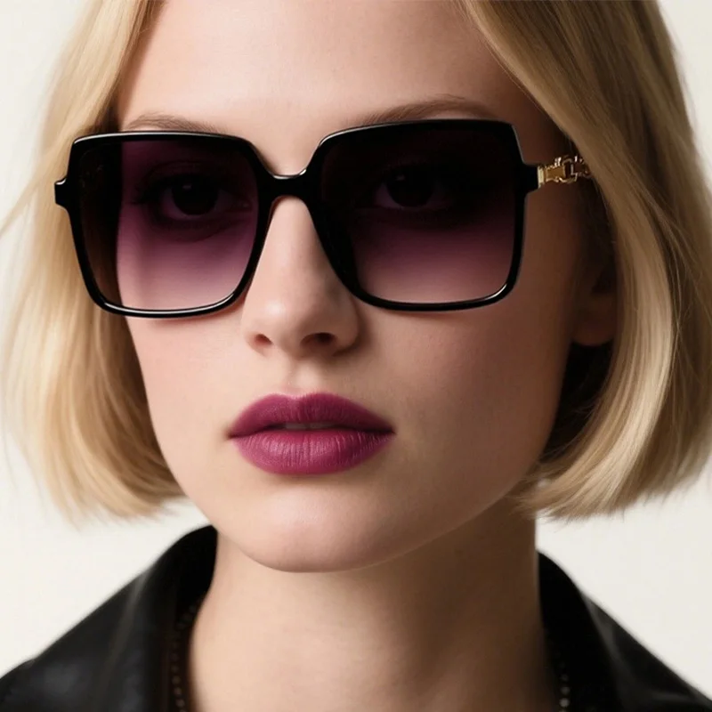 Sunglasses Women Square Oversized Fashion Sunglass Luxury Brand Designer Retro Outdoor Holiday Gifts Accessory gafas de sol Eye