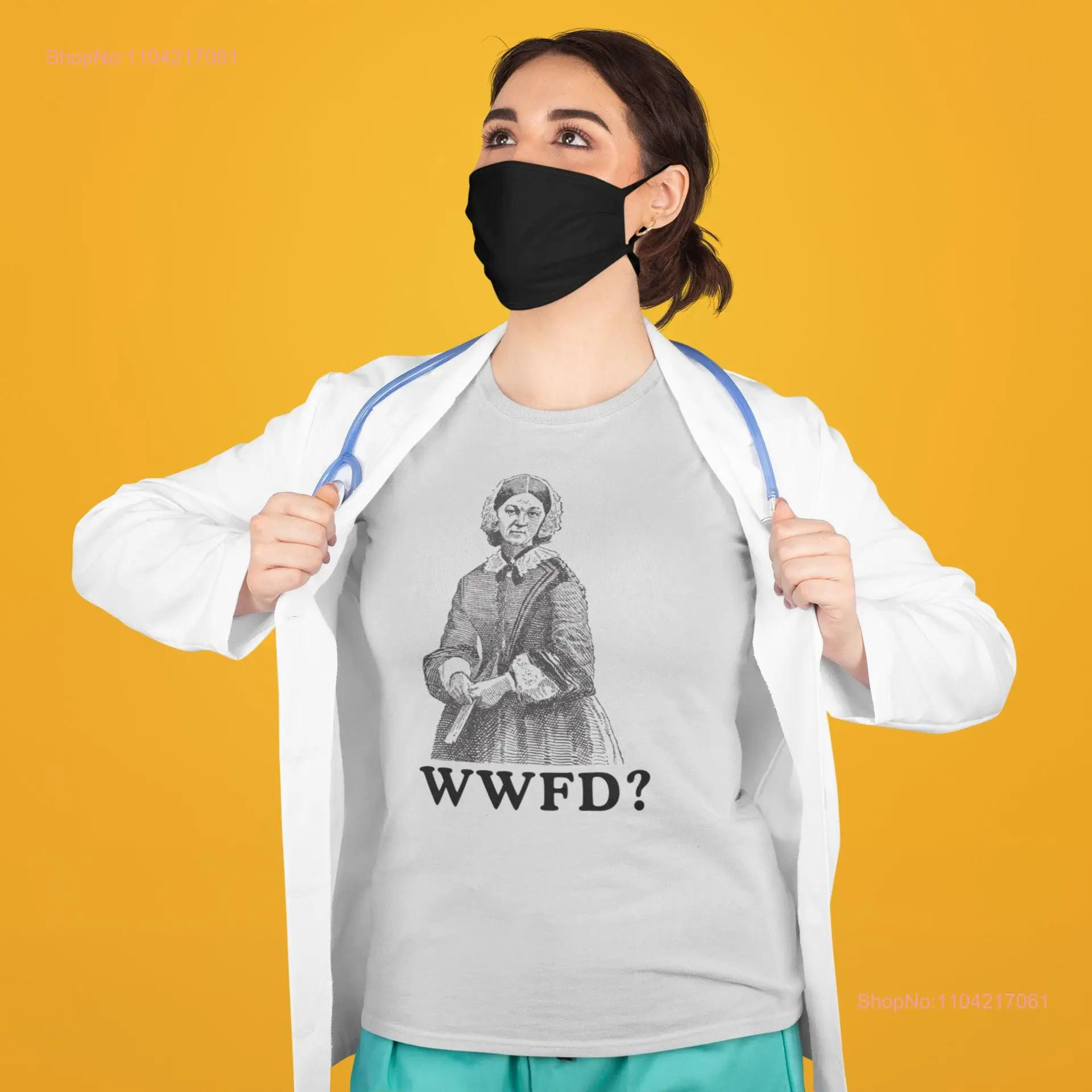 What Would Flo Do Nurse T Shirt Funny RN Retro Vintage Florence Nightingale Nursing Era Graduation  long or short sleeves