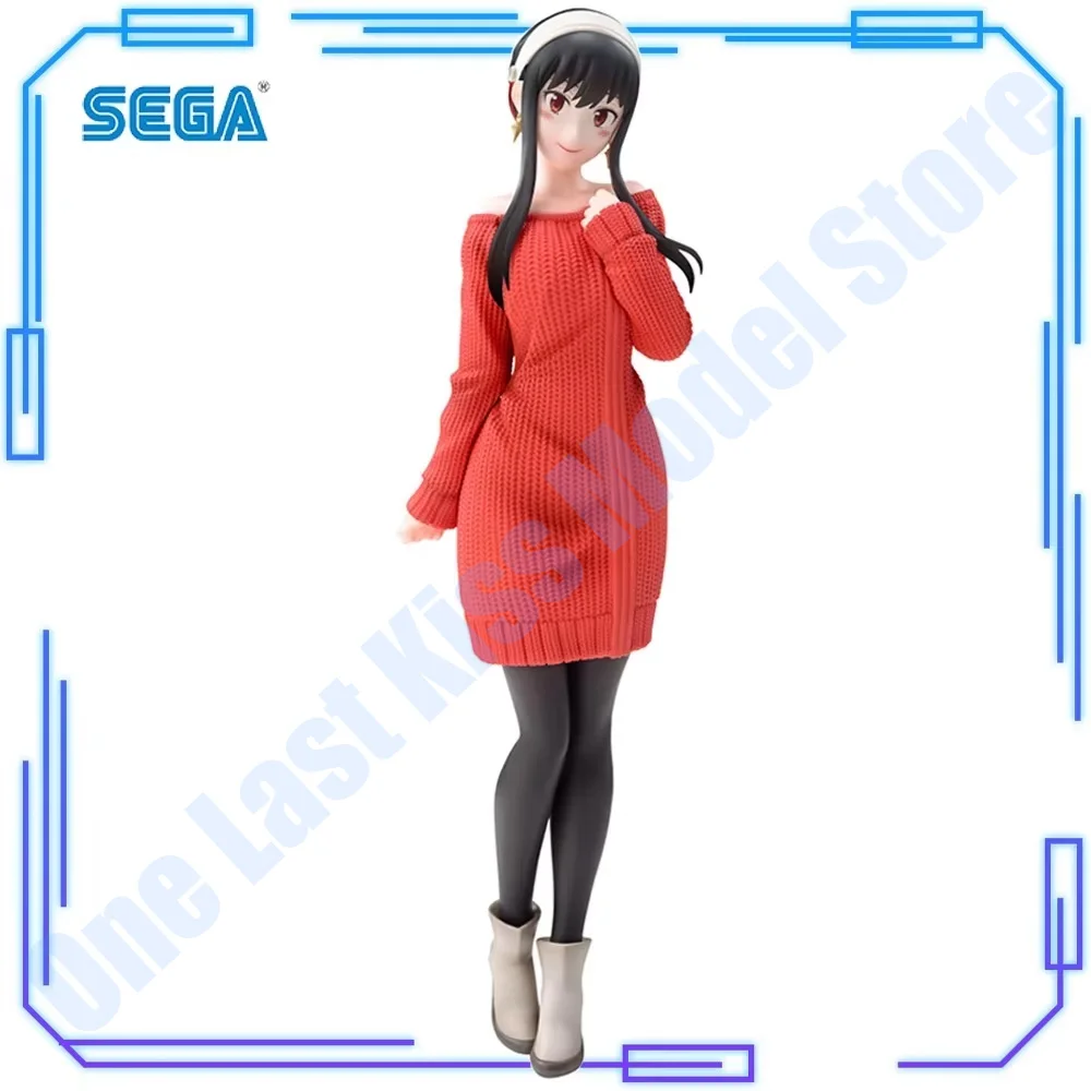In Stock SEGA Original Genuine Anime SPY×FAMILY Yor Thorn Princess Yor Forger Simple Dress 19cm Collection Model Toy Figure Gift