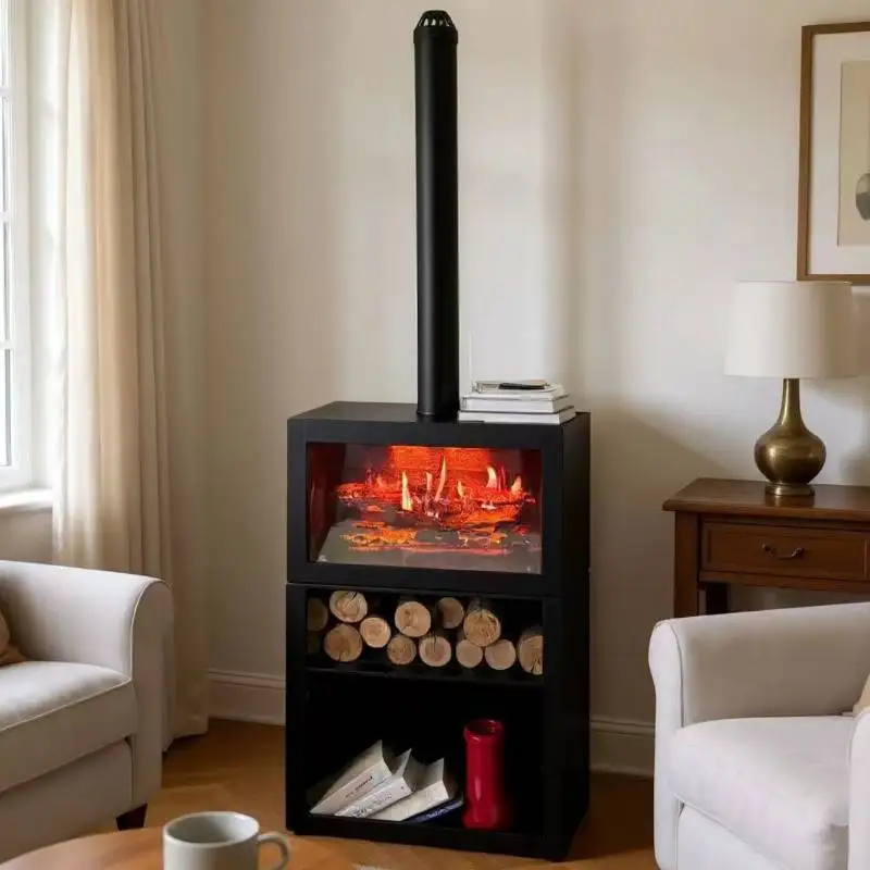Luxury Black Living Room Fireplace High Small Narrow Vintage Living Room Cabinets Space French Meuble Rangement Furniture Home