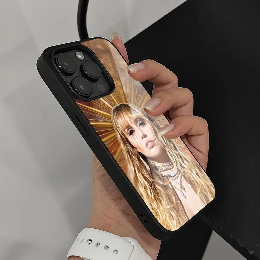 Miley Cyrus etui na telefon Iphone 15 14 13 12 11 Max Mini 8 Plus Se Xr X Xs 2020 PC + etui TPU