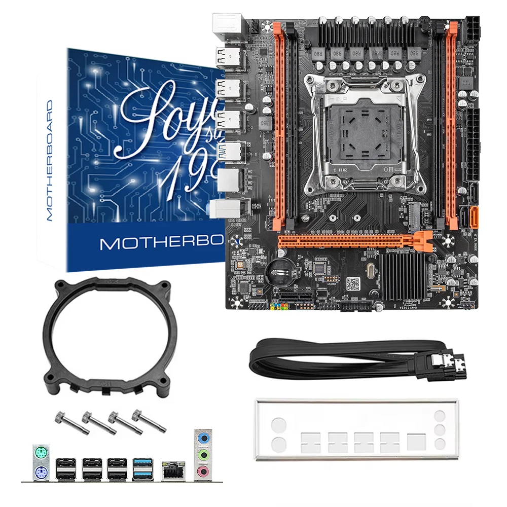 MOUGOL New X99 P4 Motherboard Set with Intel Xeon E5 2650 V3 CPU & Dual-channel DDR4 16Gx1 2133MHz ECC RAM for Gaming Computer