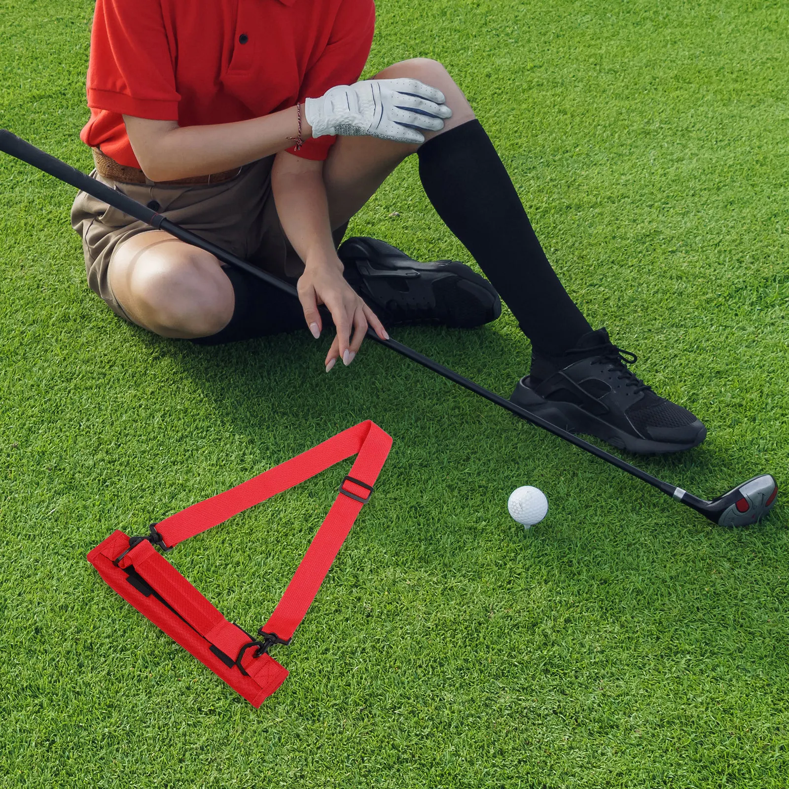 

Lightweight Golf Clubs Travel Bag Portable Waterproof Carry Case for Men Practice Range Training Padded Foldable