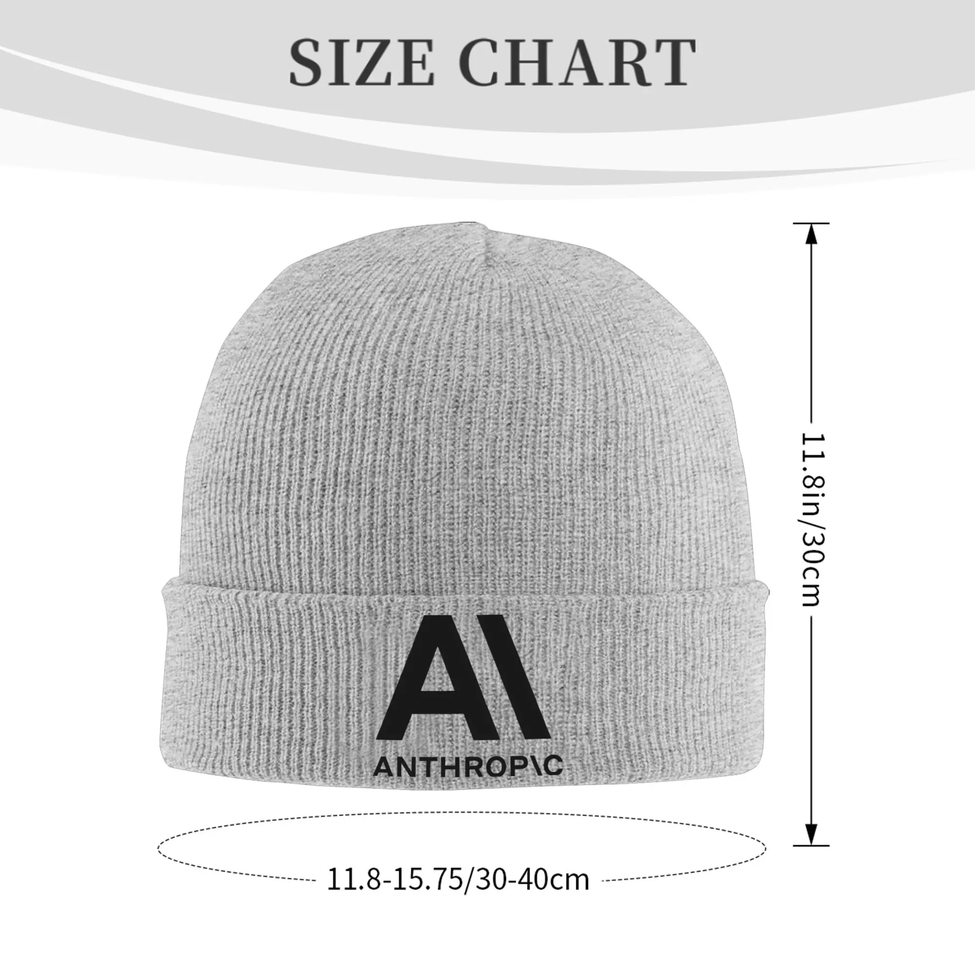 Claude Ai Anthropic Artificial Intelligence Beanie Hat Knitted Skull Caps For Unisex  Warm Winter Bonnet Hats